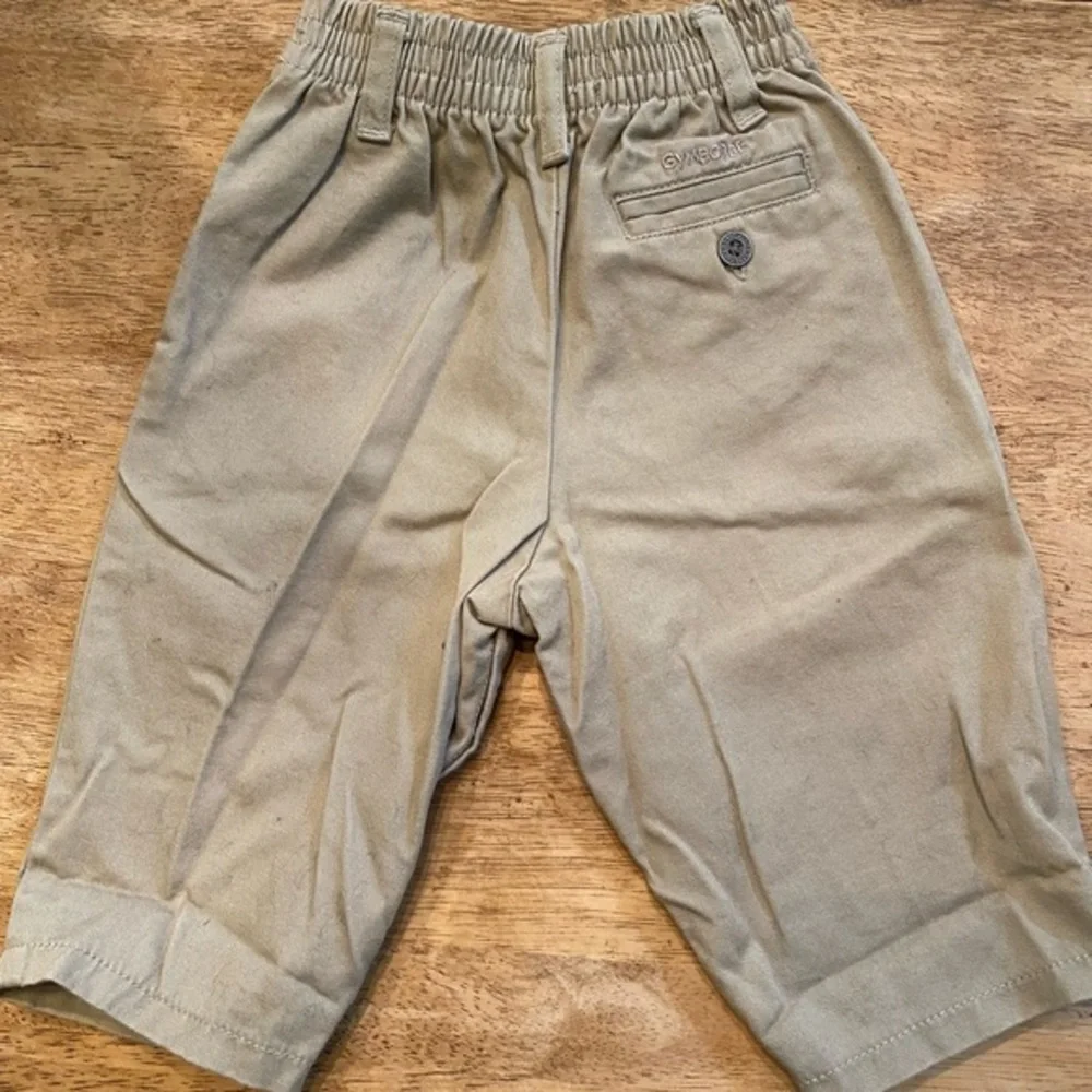 Vintage Gymboree Size 3-6 Months 100% Cotton Pleated Khaki‎ Chinos